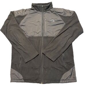 The North Face Cascade Polartec Fleece Jacket Mens L Black Full Zip Outdoor